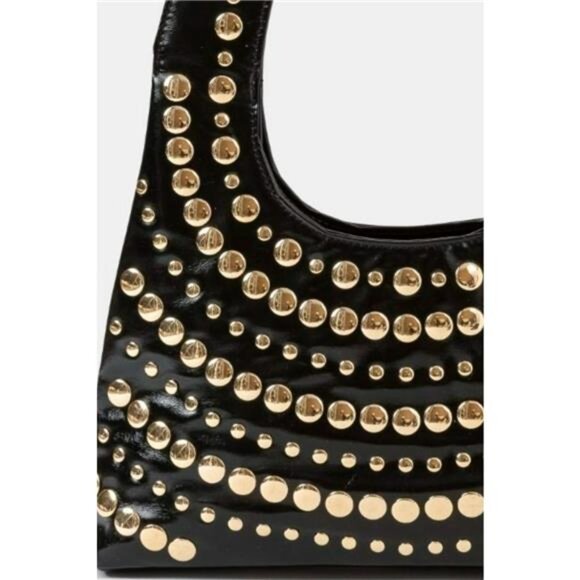 Fame Multi Rivet Shoulder Bag - Picture 2 of 3